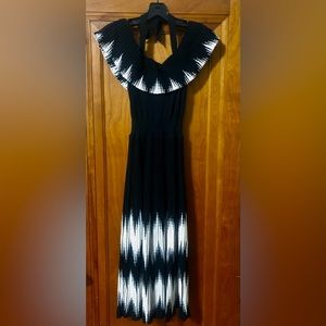 Allison New York Off-the-shoulder midi dress